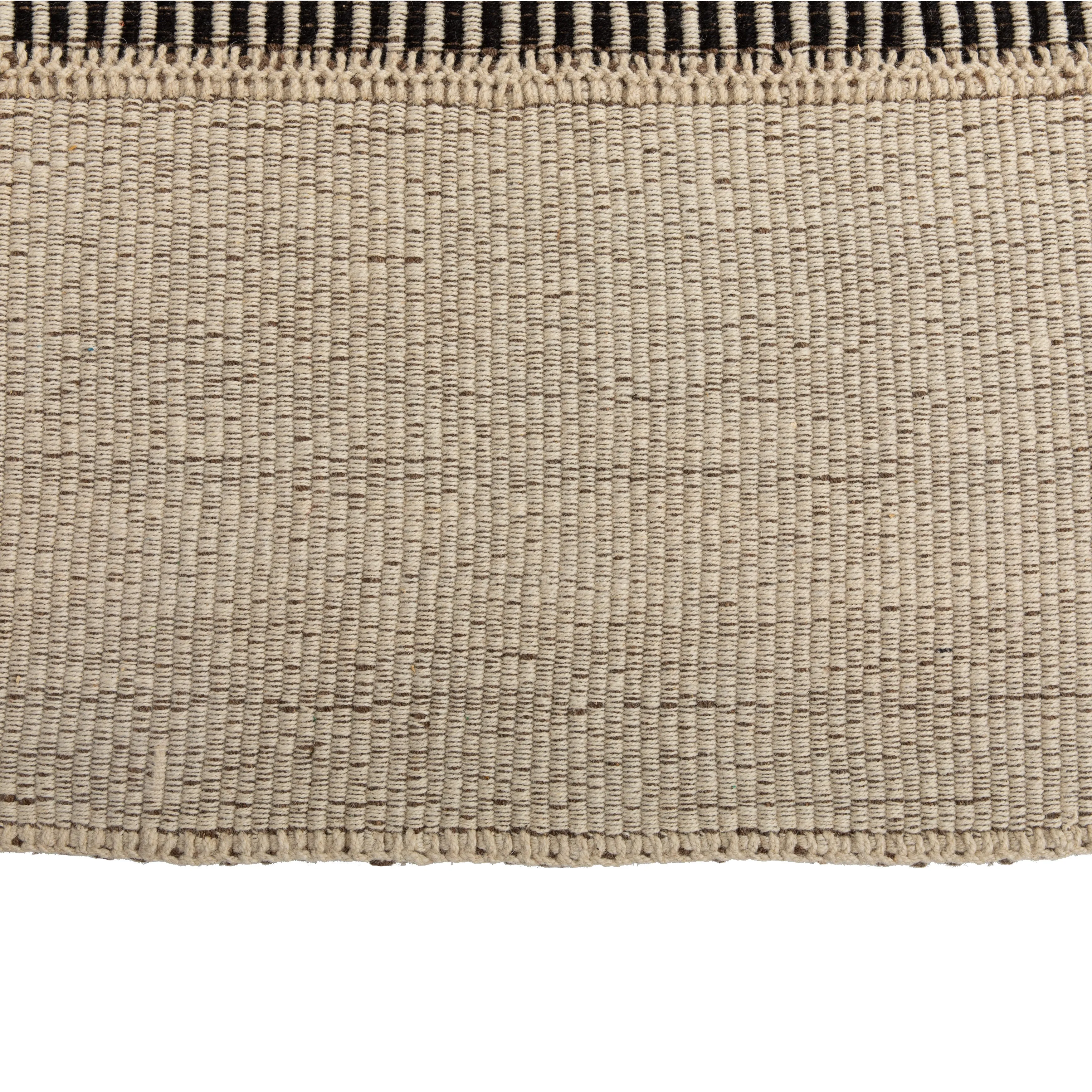 Contemporary Striped Kilim - 11'9" x 15'3"