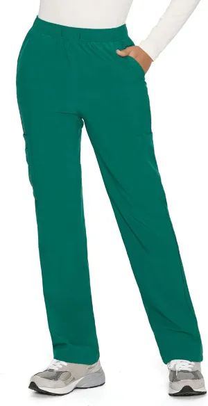 COZYFIT Straight Leg Scrub Pants for Women, Drawstring Soft Stretch, Anti-Wrinkle Women's Scrub Pants with 6 Pockets