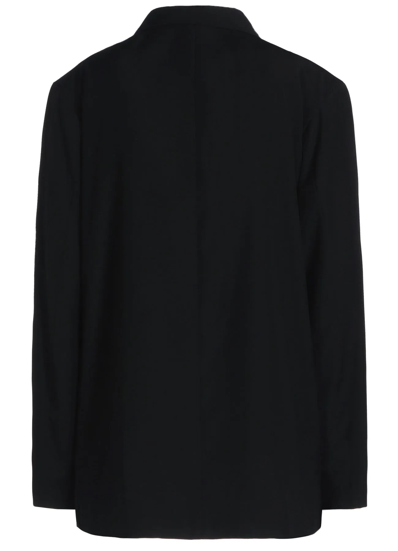 GABARDINE   MURAL LACE FADED FLOCKY LINEN CLOTH 6BS JACKET WITH DOUBLE-TAILORED LEFT FRONT