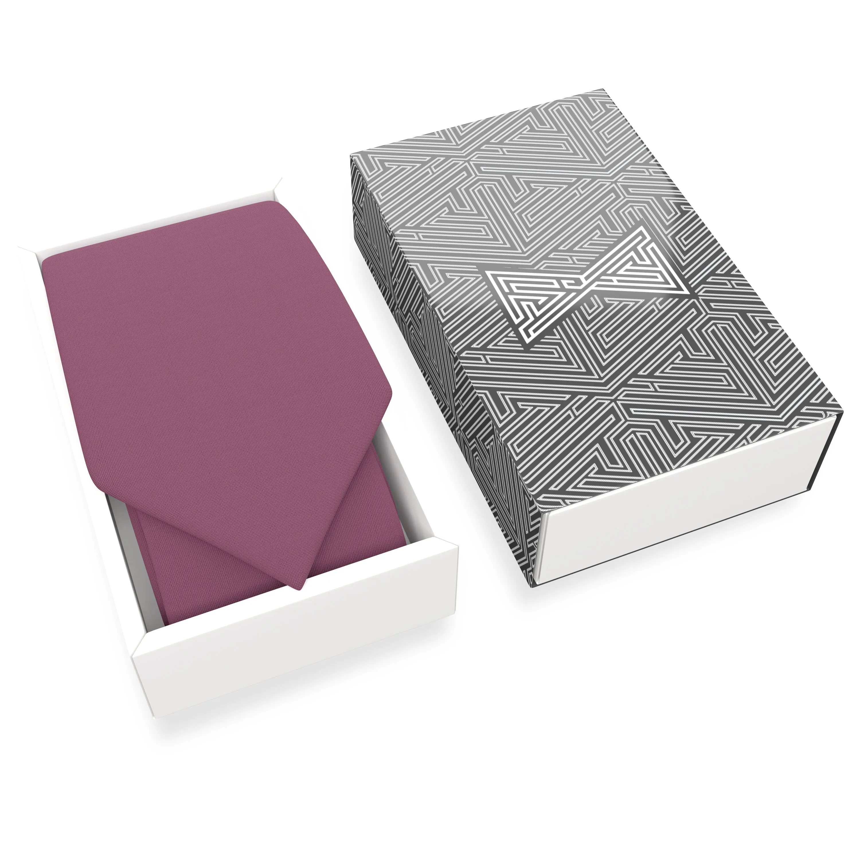 Gabardine Smoky Rose Necktie