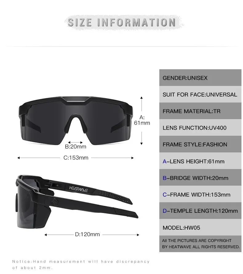 Heat Wave Outdoor Windproof Shield Sunglasses