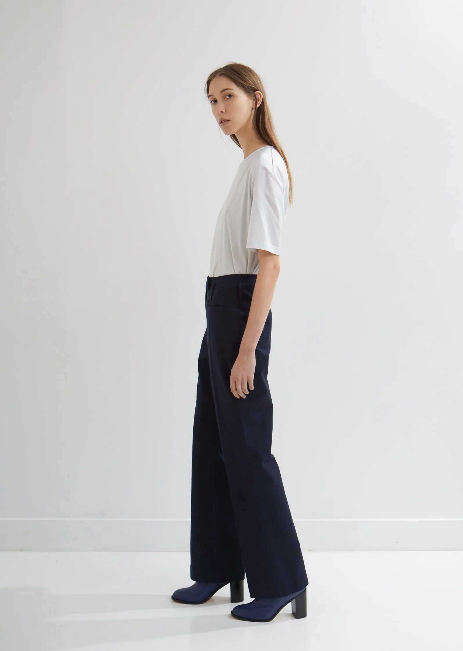 Pai Straight Leg Twill Trousers