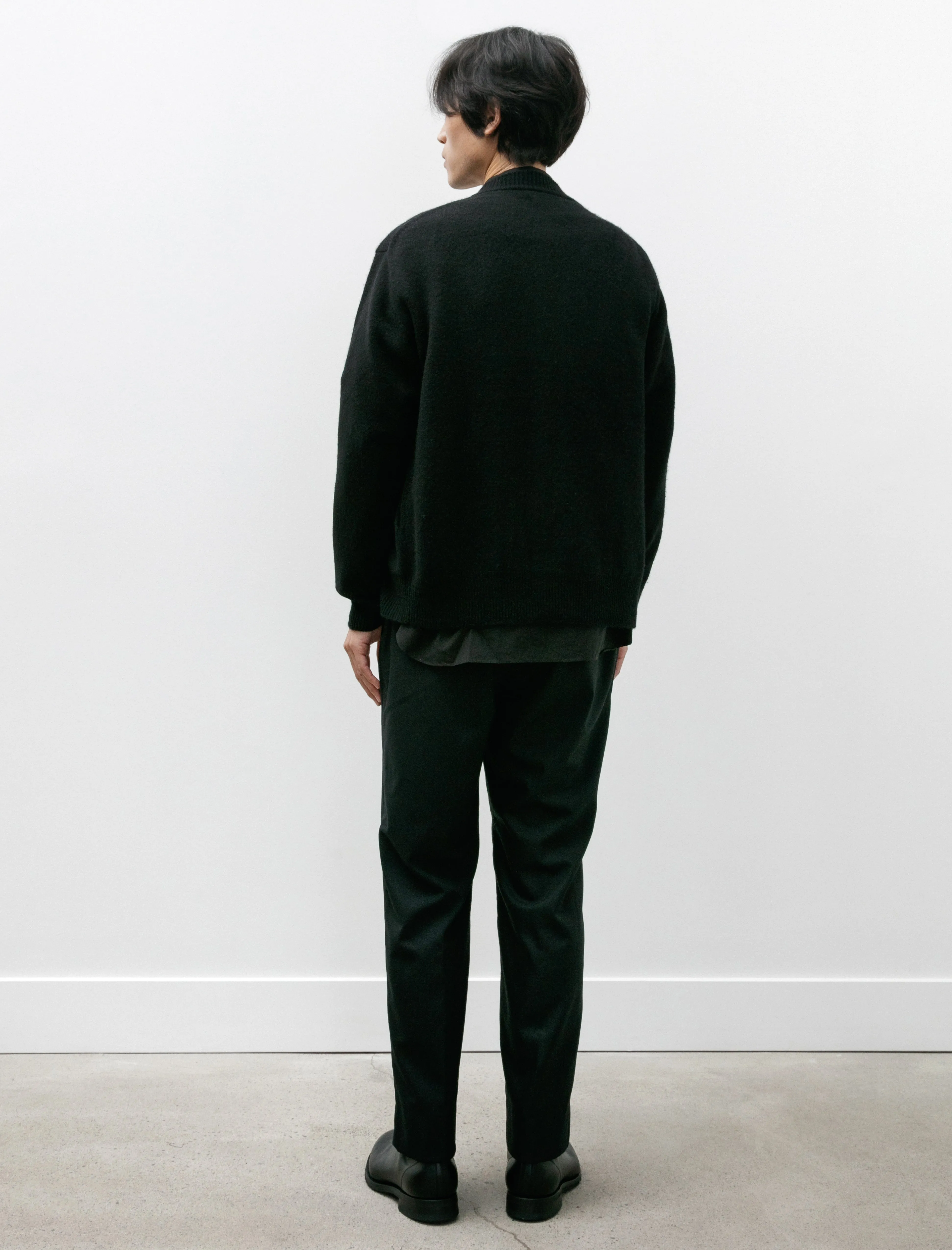 Phigvel Wool Cashmere Workaday Trouser Black