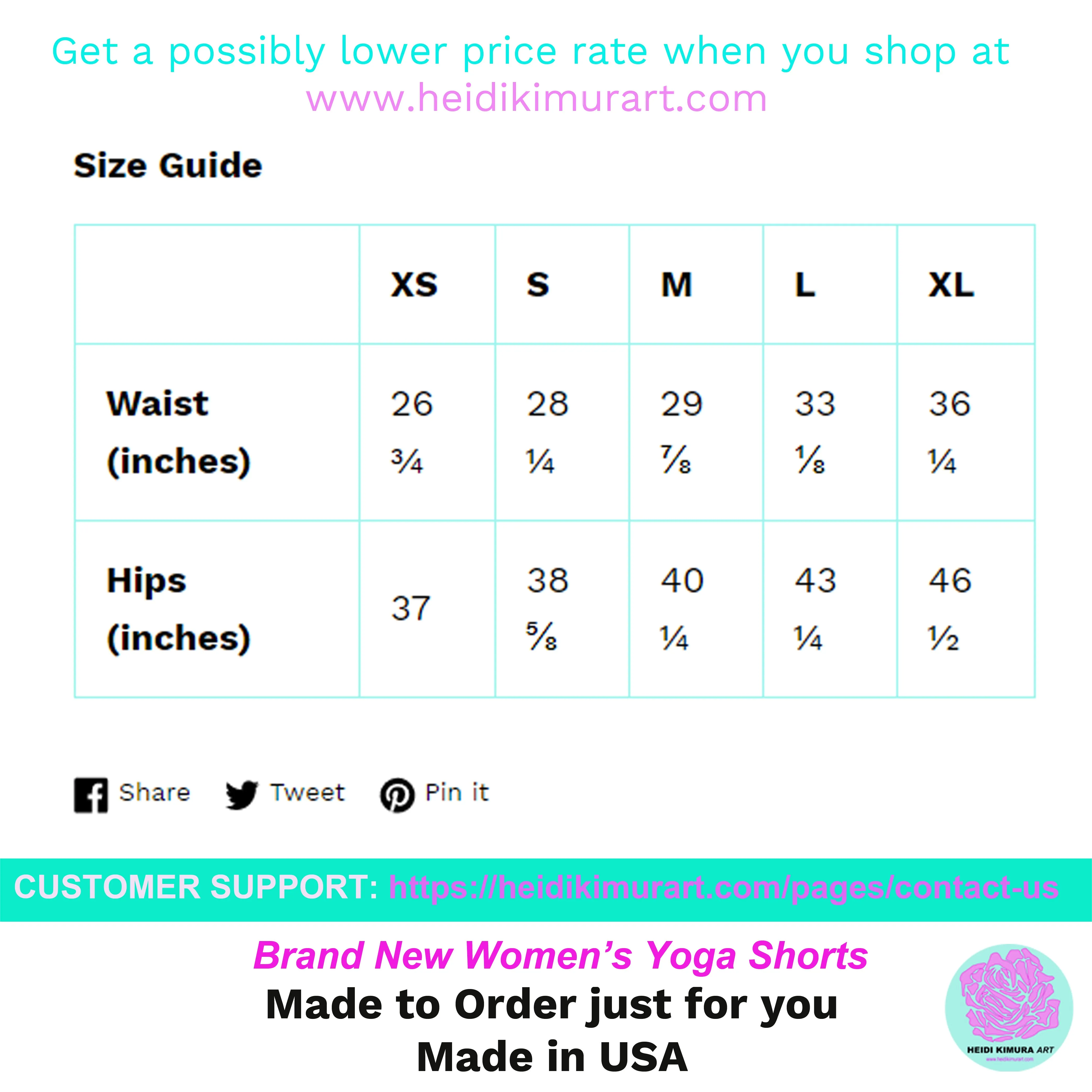 Pink Solid Color Yoga Shorts, Best Pastel Cute Women's Short Gym Tights-Made in USA/EU/MX