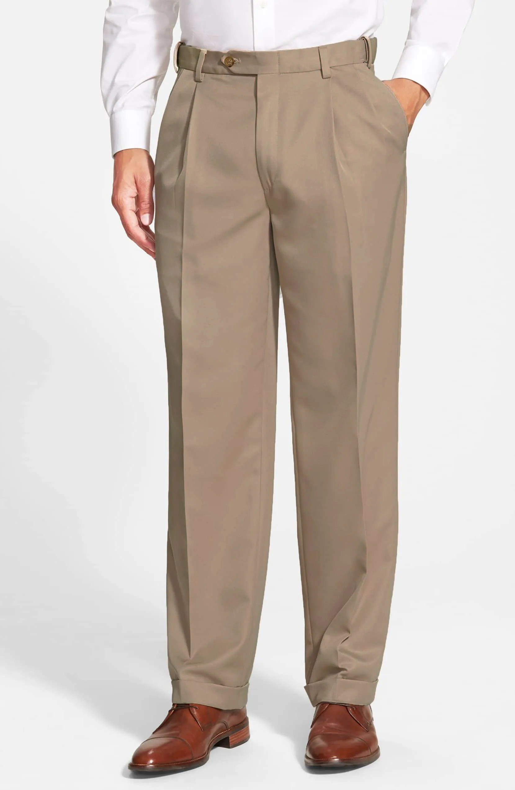Prime Poplin<br>Pleated<br>Regular Rise