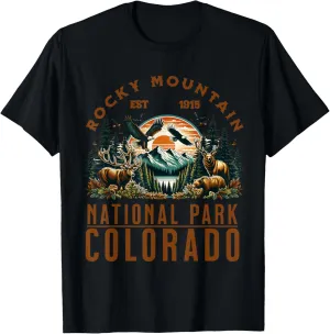 Rocky Mountain National Park, Colorado Wildlife Adventure T-Shirt