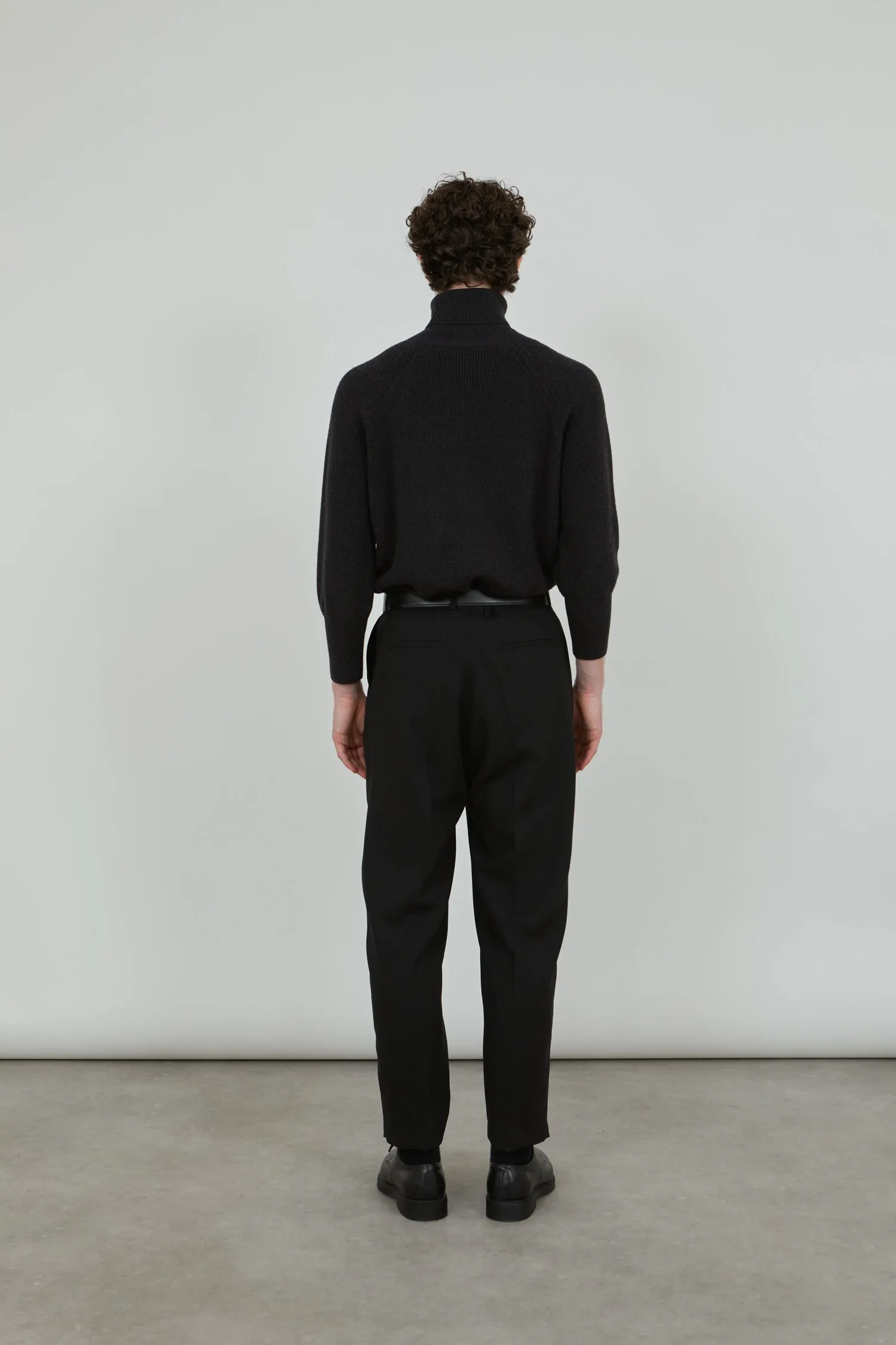Ronin trousers | Black - Virgin wool