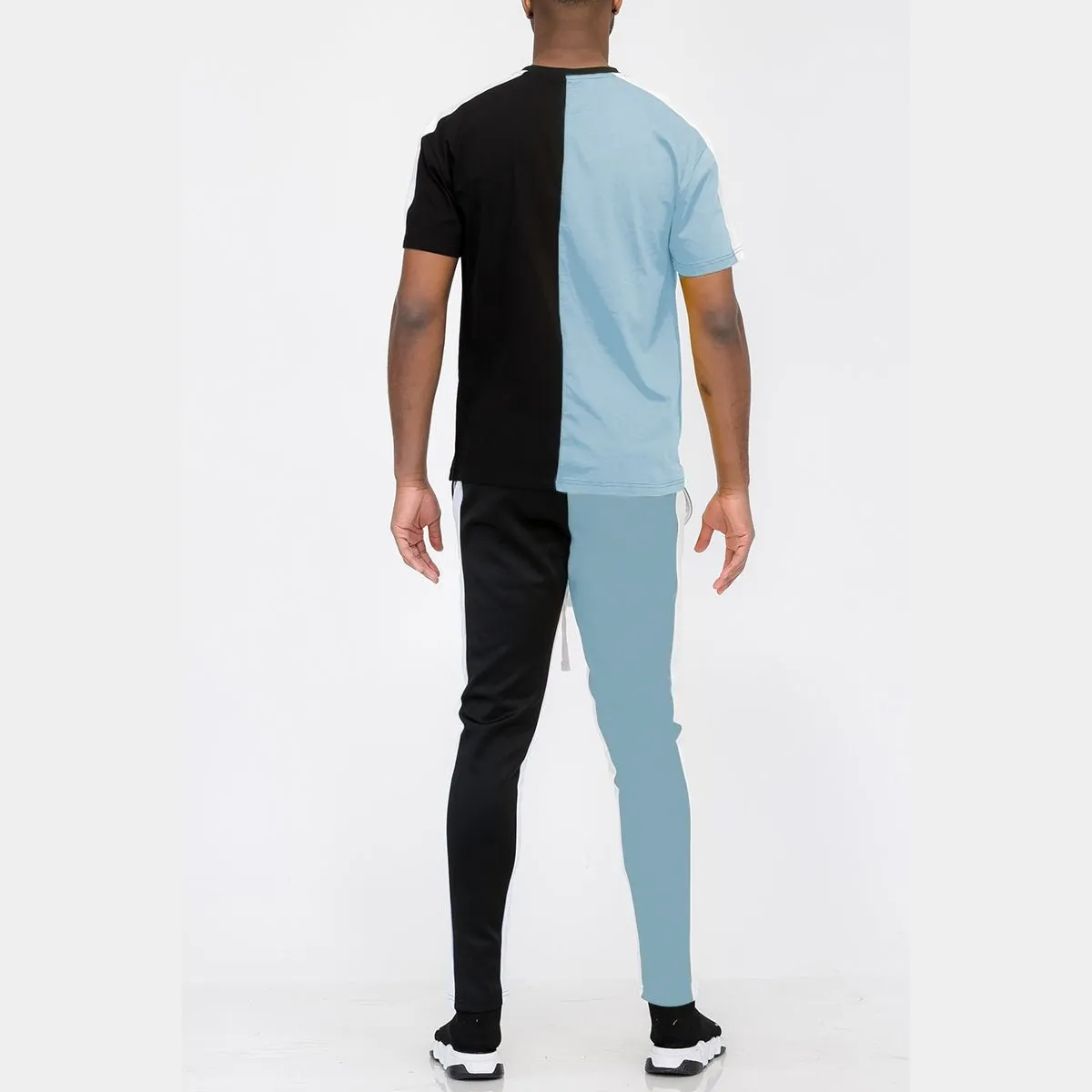 Sky & Blue Two Way Split T-shirt Set