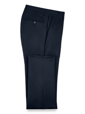 Wool Gabardine Pants - Dark Navy