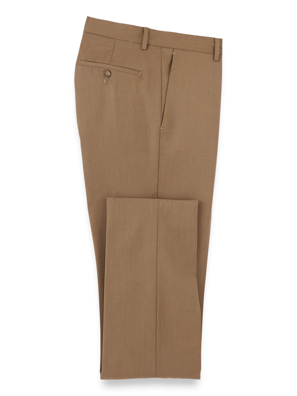 Wool Gabardine Pants - Light Brown