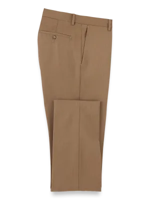 Wool Gabardine Pants - Light Brown