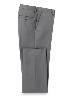 Wool Gabardine Pants - Medium Grey