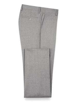 Wool Gabardine Pants - Pearl Grey